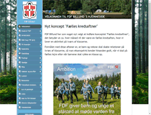Tablet Screenshot of fdfbillund.dk